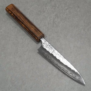 Yoshimi Kato Super Gold 2 Petty Knife 120mm Seared Oak Minamo