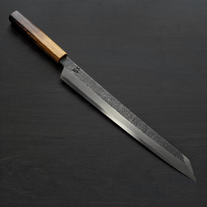 SAKAI TAKAYUKI AOGAMI 2 HOMURA GUREN HIEN KIRITSUKE-YANAGIBA KNIFE 300MM