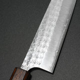 Yoshimi Kato Super Gold 2 Gyuto Chef Knife 210mm Seared Oak Minamo