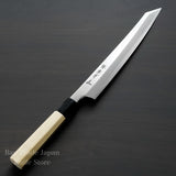 Sakai Takayuki Ginsanko Silver 3 Kengata Yanagiba Knife 270mm