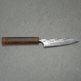 Yoshimi Kato Super Gold 2 Petty Knife 120mm Seared Oak Minamo