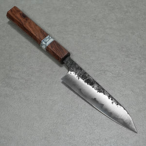 Kisuke Manaka Aogami #2 Petty Knife 120mm Rosewood White Turquoise