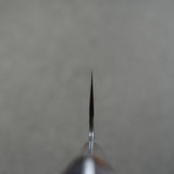 Saji Takeshi SRS13 Hammered Damascus Nakiri Knife 165mm Ironwood
