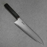 Kanjo VG10 Wave Damascus Gyuto Chef Knife 210mm Ebony Handle
