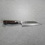 Sakai Takayuki SPG2 Hammered Damascus Kengata Petty Utility Knife 120mm