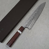 Yoshimi Kato Super Gold 2 SG2 V Damascus Gyuto Chef Knife 210mm White Turquoise Rosewood