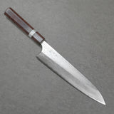 Yoshimi Kato Super Gold 2 SG2 V Damascus Gyuto Chef Knife 210mm White Turquoise Rosewood