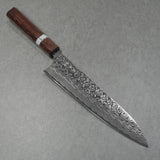 Yoshimi Kato Super Gold 2 SG2 V Damascus Gyuto Chef Knife 210mm White Turquoise Rosewood