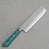 Masutani VG10 Damascus Nakiri Knife Sairyu Green