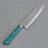 Masutani VG10 Damascus Santoku Knife Sairyu Green