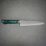 Masutani VG10 Damascus Gyuto Chef Knife Sairyu Green