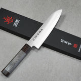 Kanetsune Seki SG2 Super Gold 2 Santoku Knife 180mm Double Bolster