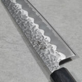 Isshin Hammered White Shirogami #1 Bunka Knife 170mm