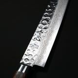 Isshin Hammered 17 Layers Damascus VG10 Sujihiki Knife 240mm