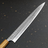 Yoshimi Kato Super Gold 2 Sujihiki Knife 270mm Oak Minamo