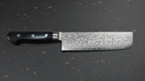 Isshin Damascus VG10 Nakiri Knife 165mm
