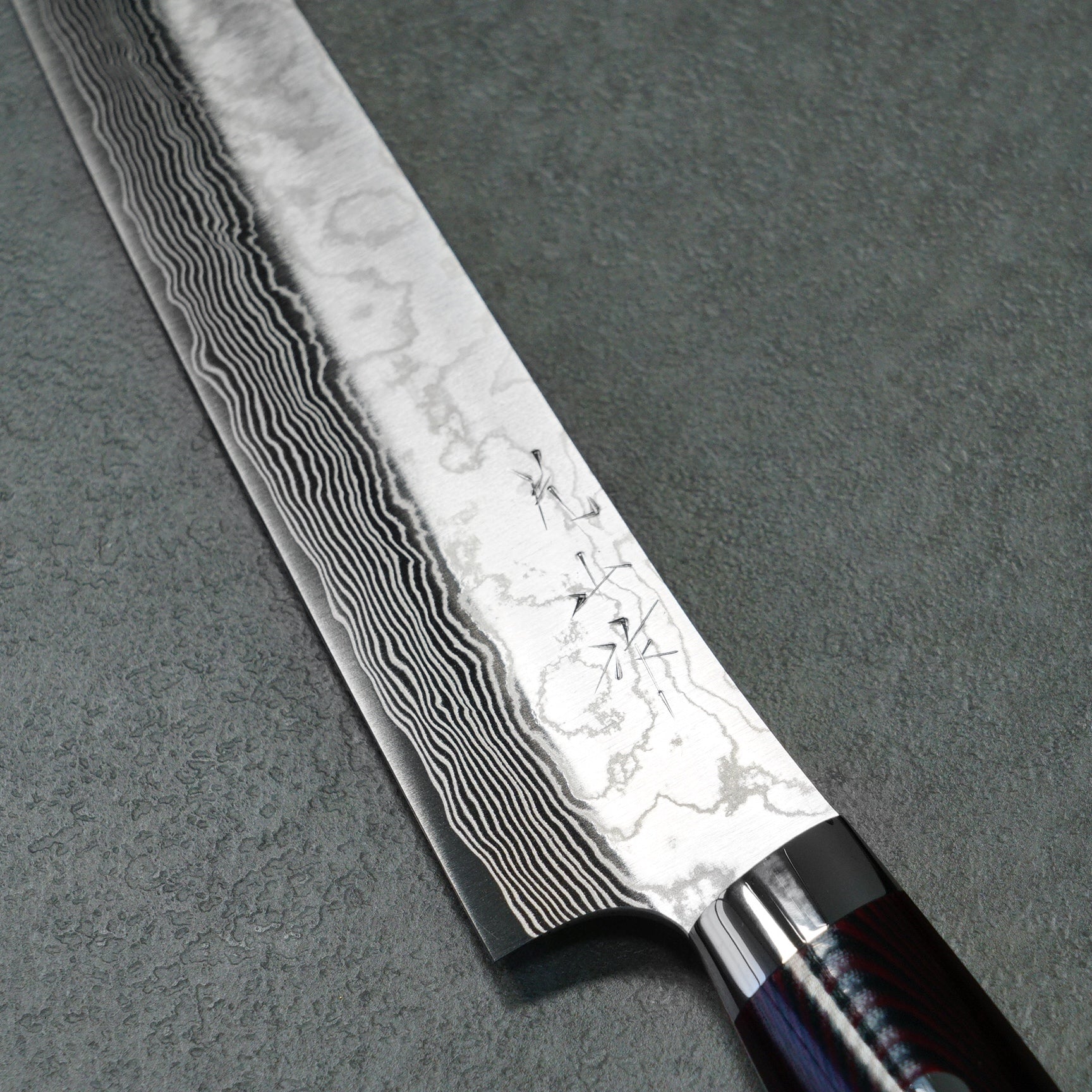 Yuta Katayama Super Gold 2 SG2 Damascus Sujihiki Knife 240mm