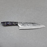 Saji Takeshi SRS13 Hammered Damascus Santoku Knife 180mm Acryl  PS