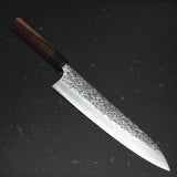 Yoshimi Kato VG10 Hammered Damascus Gyuto Chef Knife 240mm Honduras Rosewood