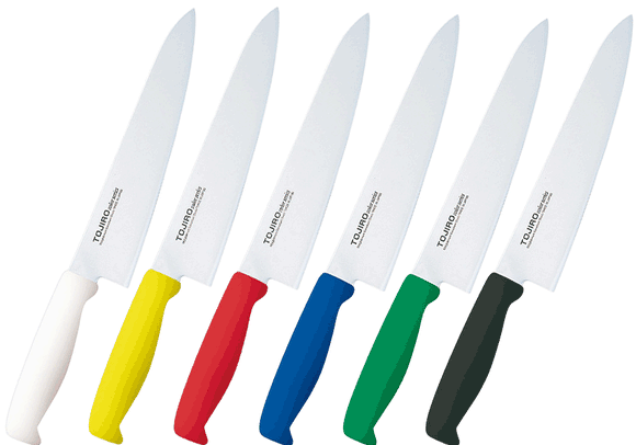 TOJIRO Color Molybdenum Vanadium Steel Chef Knife 210mm 6 colors variation