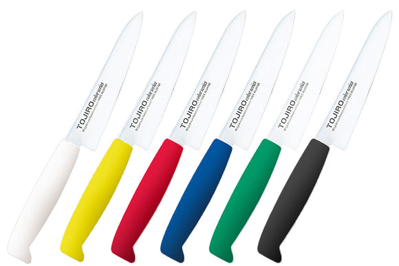 TOJIRO Color Molybdenum Vanadium Steel Petty Knife 120mm 6 colors variation