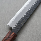 Sakai Takayuki Hammered Black Finish Aogami Super Wa Sujihiki Knife 240mm