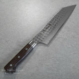 Sakai Takayuki SPG2 Hammered Damascus Wa Kengata Gyuto Chef Knife 190mm