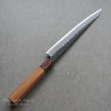Sakai Takayuki Hammered Black Finish Aogami Super Wa Sujihiki Knife 240mm