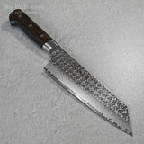 Sakai Takayuki SPG2 Hammered Damascus Wa Kengata Gyuto Chef Knife 190mm