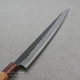 Sakai Takayuki Hammered Black Finish Aogami Super Wa Sujihiki Knife 240mm