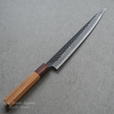 Sakai Takayuki Hammered Black Finish Aogami Super Wa Sujihiki Knife 240mm