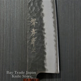 Sakai Takayuki Hammered Black Finish Aogami Super Wa Gyuto Chef Knife 240mm