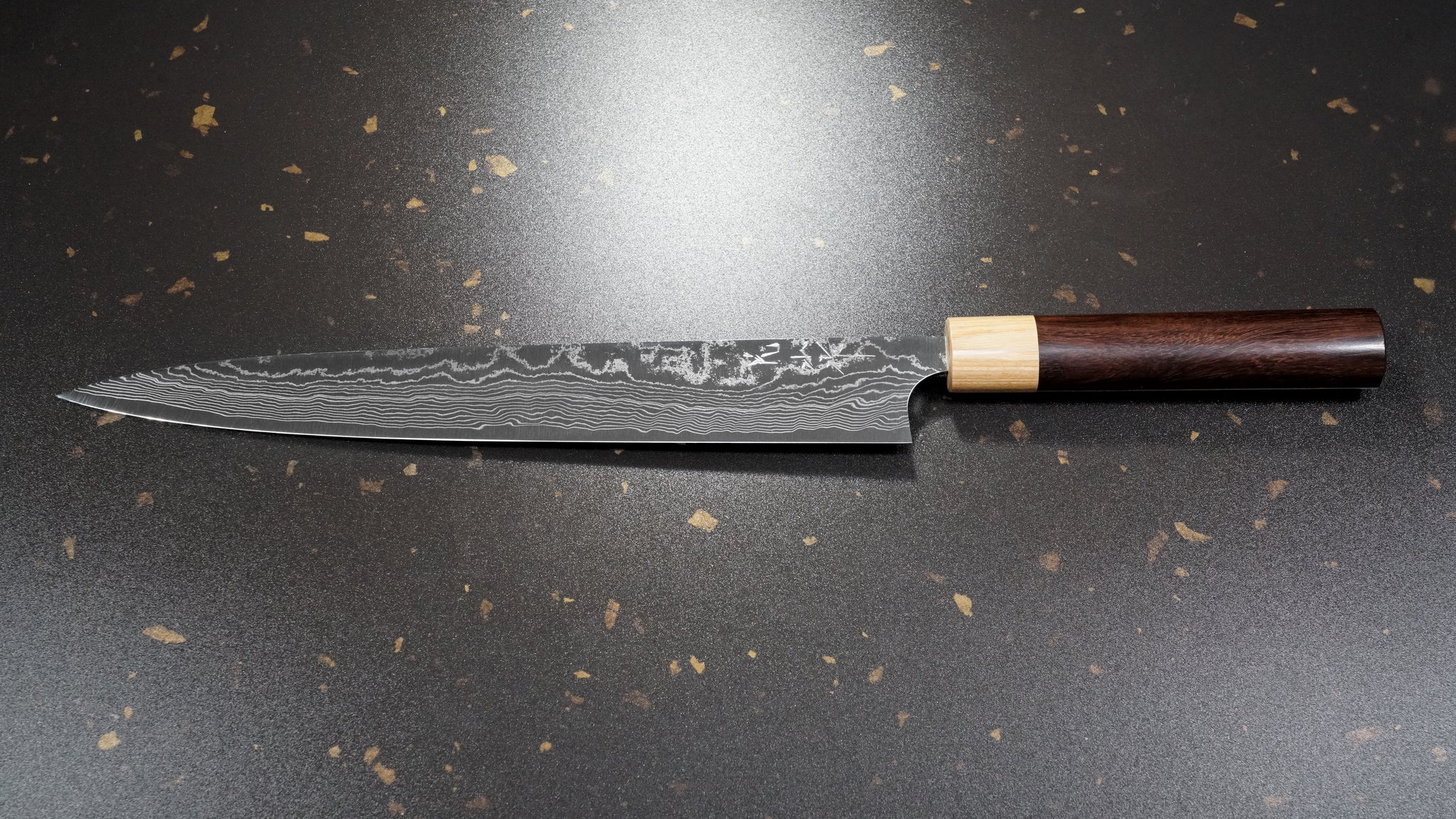 Yuta Katayama VG10 Damascus Sujihiki Knife 240mm Japan – Bay Trade