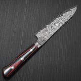 Yoshimi Kato VG10 Nickel Black Damascus Petty Knife 120mm