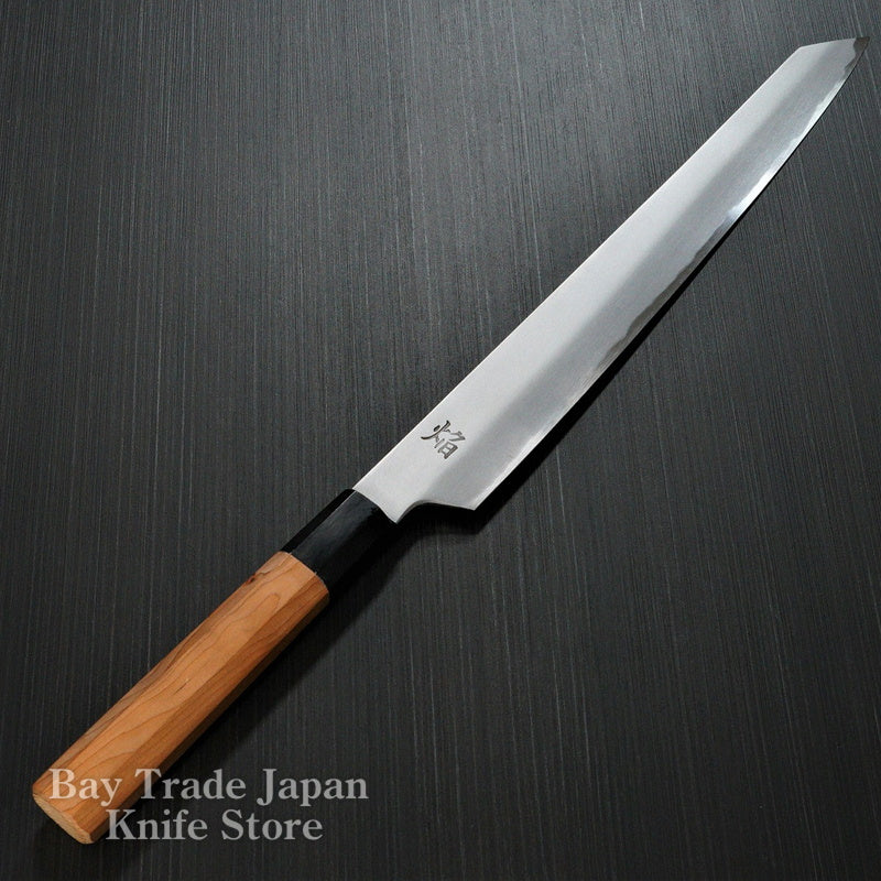 SAKAI TAKAYUKI AOGAMI 2 HOMURA HIEN KENGATA-YANAGIBA KNIFE 300MM