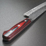 Yoshimi Kato Hammered Aogami Blue Super Gyuto Chef Knife 210mm Bolster