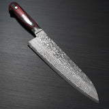 Yoshimi Kato VG10 Nickel Damascus Black Finish Gyuto Chef Knife 210mm