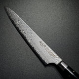 Kajin HAP40 Damascus Custom Utility Petty Knife 150mm Micarta