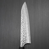 Kato Yoshimi Hammered Super Gold 2 SG2 Chef Knife 210mm Water Buffalo Walnut