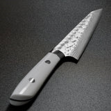 Saji Takeshi SRS13 Hammered Damascus Petty 135mm Corian