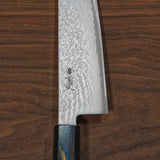 Kanjo VG10 Damascus Kiritsuke Gyuto Chef Knife 210mm Urushi Handle