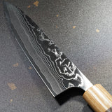 Yuta Katayama VG10 Damascus Petty Knife 140mm Rosewood