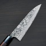 Saji Takeshi SG2 Black Damascus Gyuto Chef Knife 180mm Rosewood