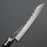 Yoshimi Kato Hammered Aogami Blue Super Petty Knife 150mm Bolster
