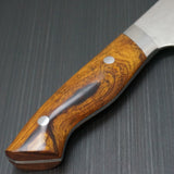 Yuta Katayama Super Gold 2 Damascus Gyuto Chef Knife 210mm Ironwood
