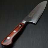 Sakai Takayuki Hammered 33 Layers Damascus VG10 Santoku Knife 180mm