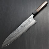 Yoshimi Kato VG10 Hammered Damascus Gyuto Chef Knife 240mm Honduras Rosewood