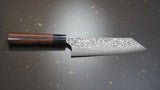 Kato VG10 Black Damascus Bunka Knife Rosewood