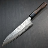 KATO VG10 Hammered Damascus Gyuto Chef Knife 180mm Ebony Handle