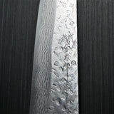 KATO VG10 Hammered Damascus Gyuto Chef Knife 180mm Ebony Handle